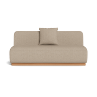 Como 2 Seat Armless Sofa