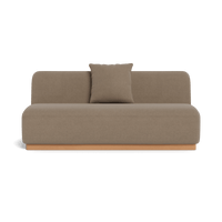 Como 2 Seat Armless Sofa