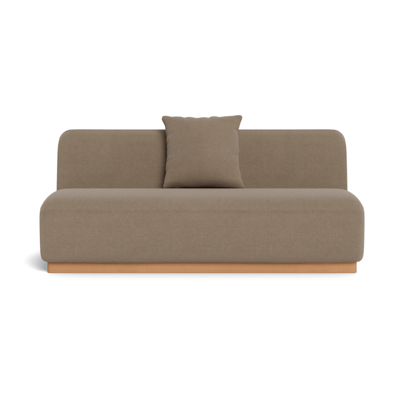Como 2 Seat Armless Sofa