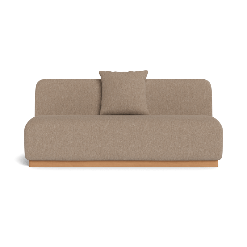 Como 2 Seat Armless Sofa