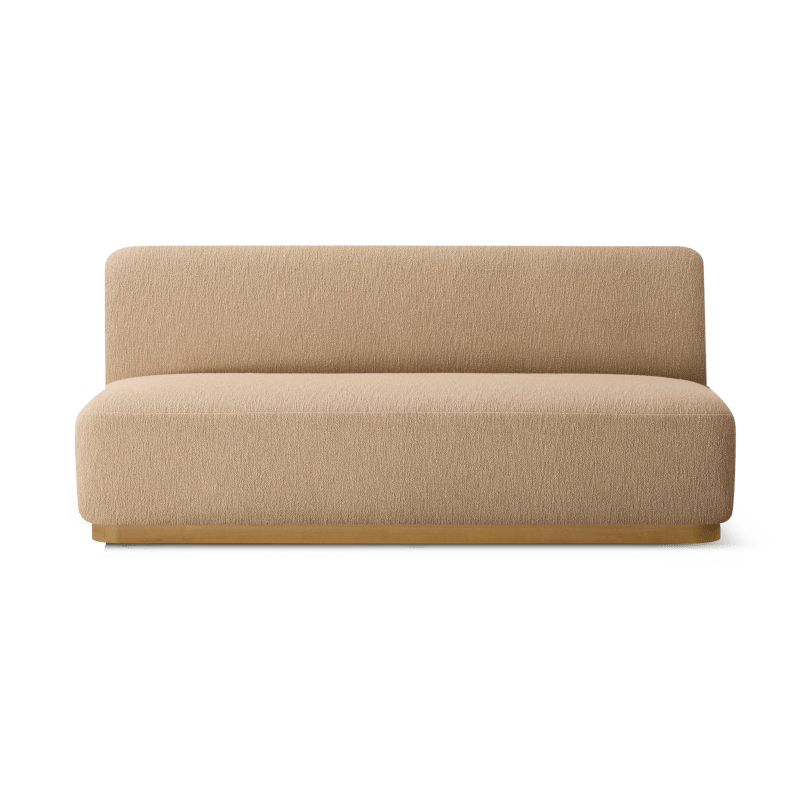 Como 2 Seat Armless Sofa