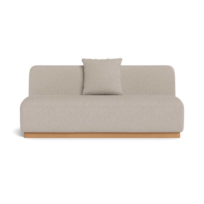 Como 2 Seat Armless Sofa