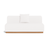 Como 2 Seat Armless Sofa