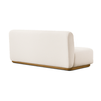 Como 2 Seat Armless Sofa