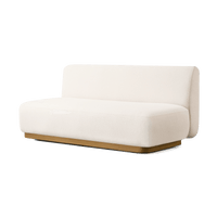 Como 2 Seat Armless Sofa