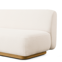Como 2 Seat Armless Sofa
