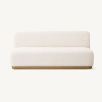Como 2 Seat Armless Sofa