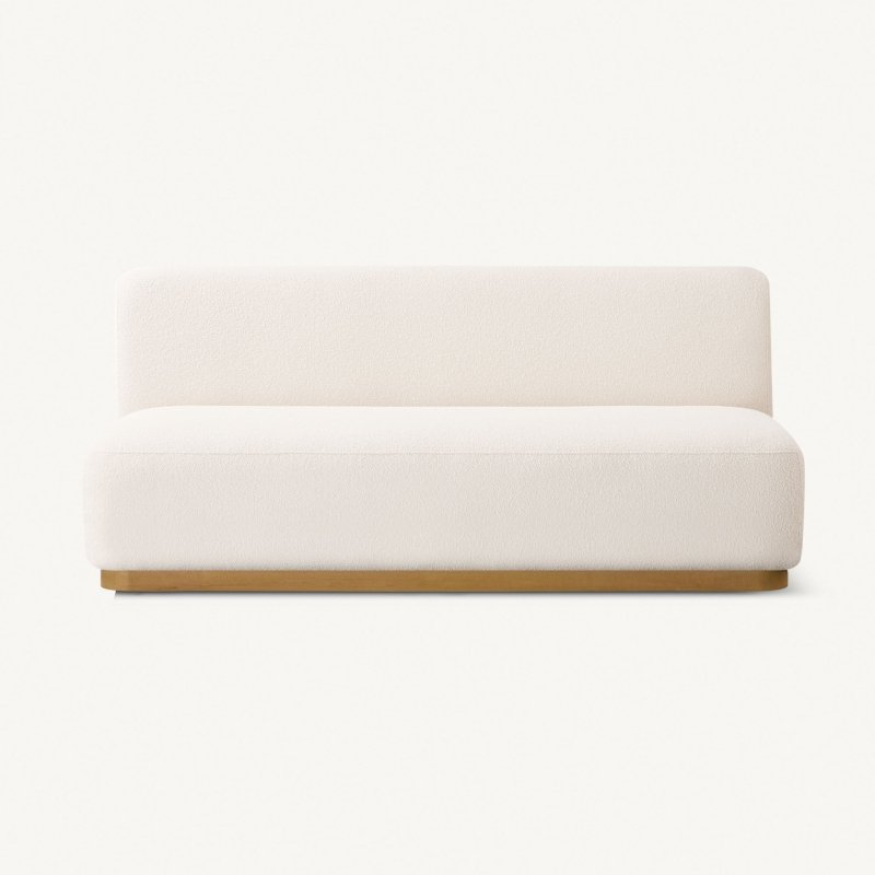 Como 2 Seat Armless Sofa