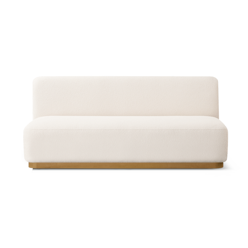 Como 2 Seat Armless Sofa