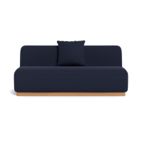 Como 2 Seat Armless Sofa