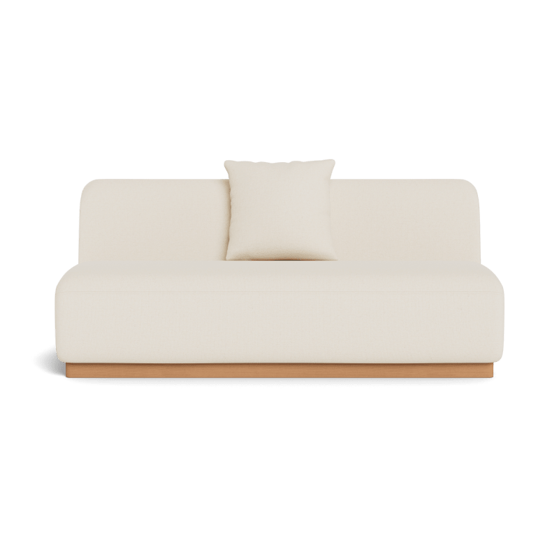 Como 2 Seat Armless Sofa