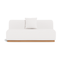 Como 2 Seat Armless Sofa