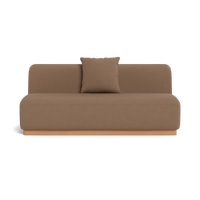 Como 2 Seat Armless Sofa