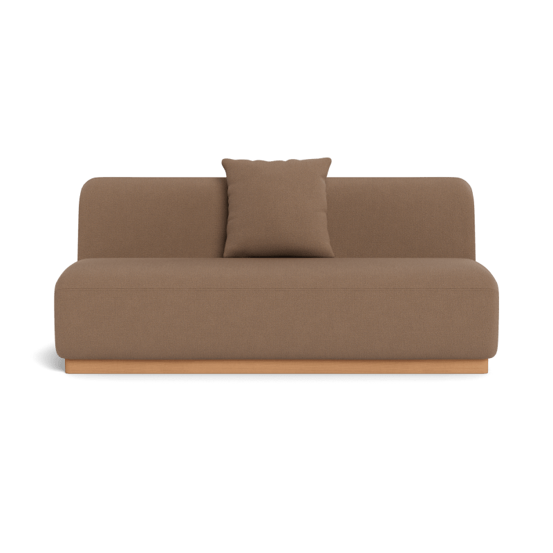 Como 2 Seat Armless Sofa