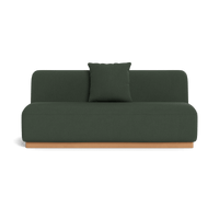 Como 2 Seat Armless Sofa