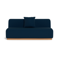 Como 2 Seat Armless Sofa