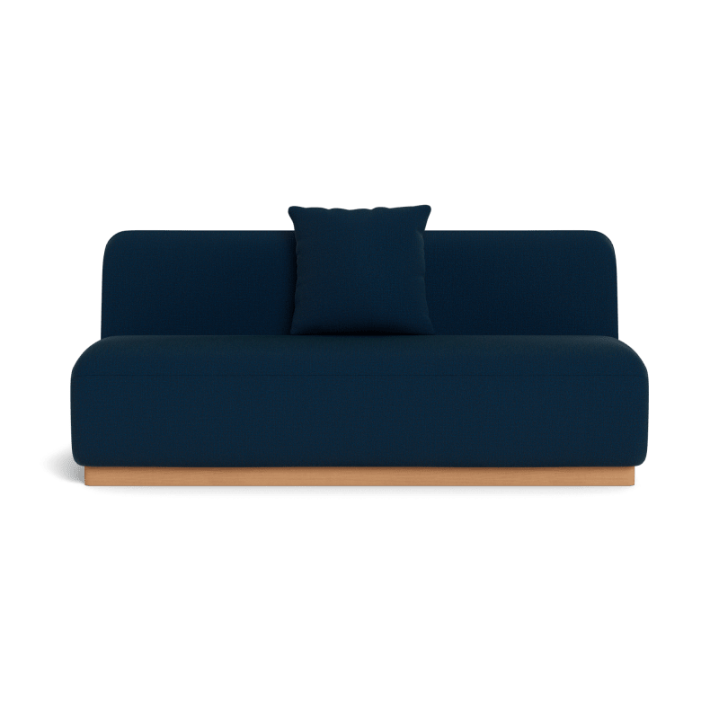 Como 2 Seat Armless Sofa