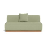 Como 2 Seat Armless Sofa