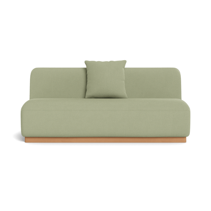 Como 2 Seat Armless Sofa