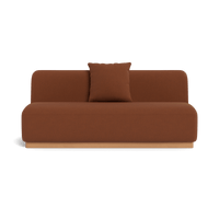 Como 2 Seat Armless Sofa