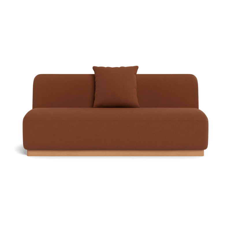 Como 2 Seat Armless Sofa