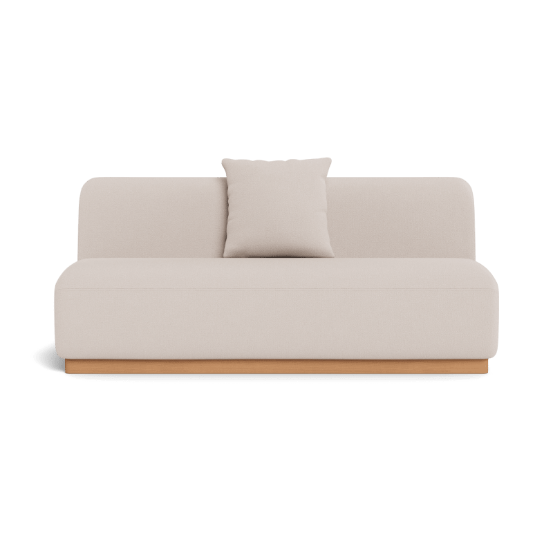 Como 2 Seat Armless Sofa