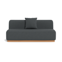 Como 2 Seat Armless Sofa
