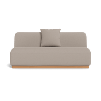 Como 2 Seat Armless Sofa