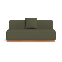 Como 2 Seat Armless Sofa