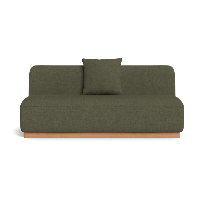 Como 2 Seat Armless Sofa