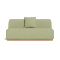 Como 2 Seat Armless Sofa