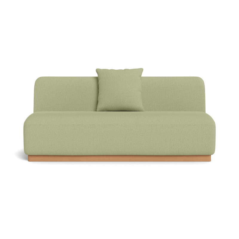 Como 2 Seat Armless Sofa