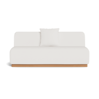 Como 2 Seat Armless Sofa