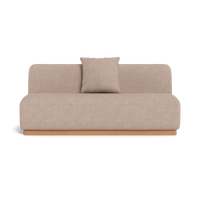 Como 2 Seat Armless Sofa