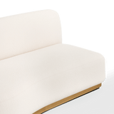 Como Bumper Left | Sealed Teak Natural, Riviera Ivory,