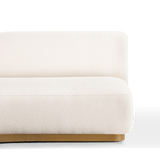 Como Bumper Left | Sealed Teak Natural, Riviera Ivory,