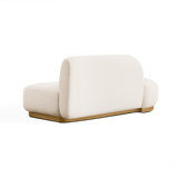 Como Bumper Left | Sealed Teak Natural, Riviera Ivory,