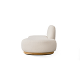 Como Bumper Right | Sealed Teak Natural, Riviera Ivory,