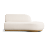 Como Bumper Right | Sealed Teak Natural, Riviera Ivory,