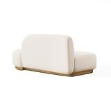 Como Bumper Right | Sealed Teak Natural, Riviera Ivory,