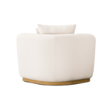 Como Corner | Sealed Teak Natural, Pebble Camel,