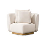 Como Corner | Sealed Teak Natural, Riviera Ivory,