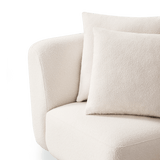 Como Corner | Sealed Teak Natural, Riviera Ivory,