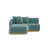 Como Curved Chaise Left