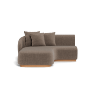 Como Curved Chaise Left