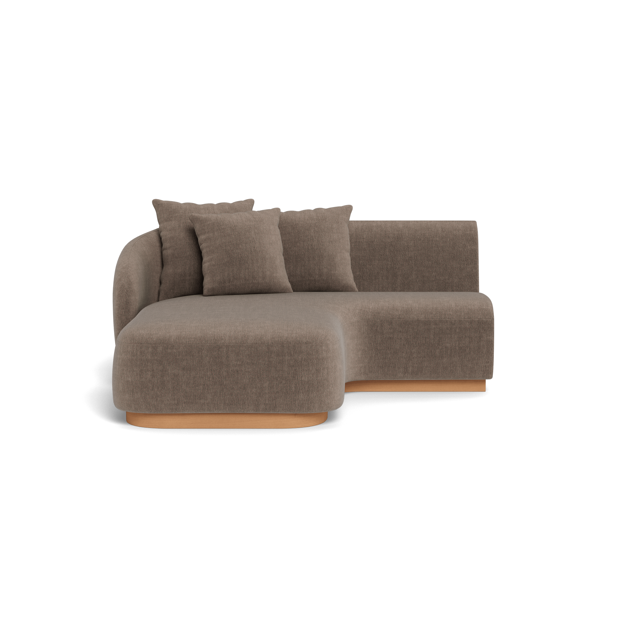 Como Curved Chaise Left