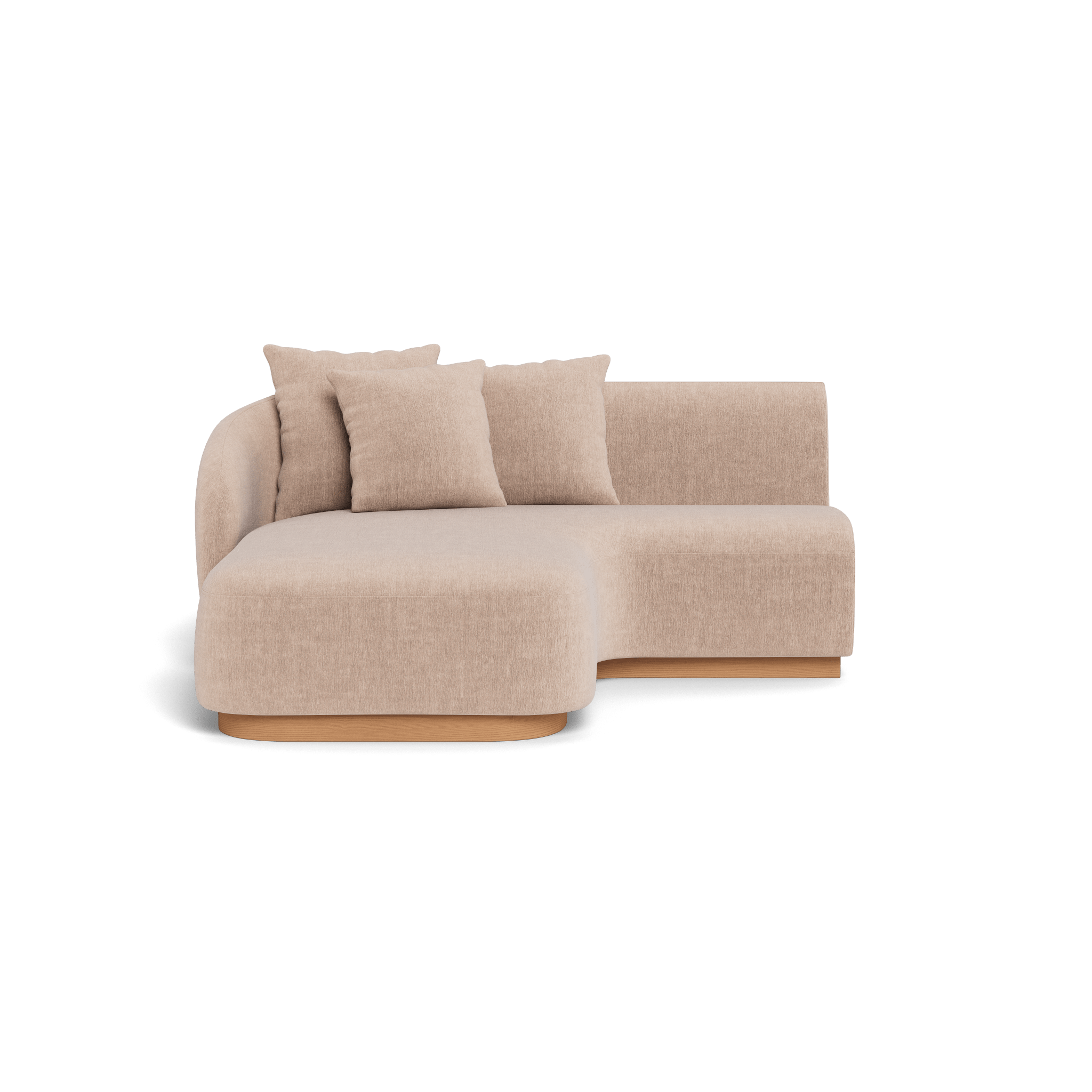 Como Curved Chaise Left