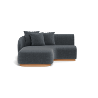 Como Curved Chaise Left