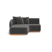 Como Curved Chaise Left