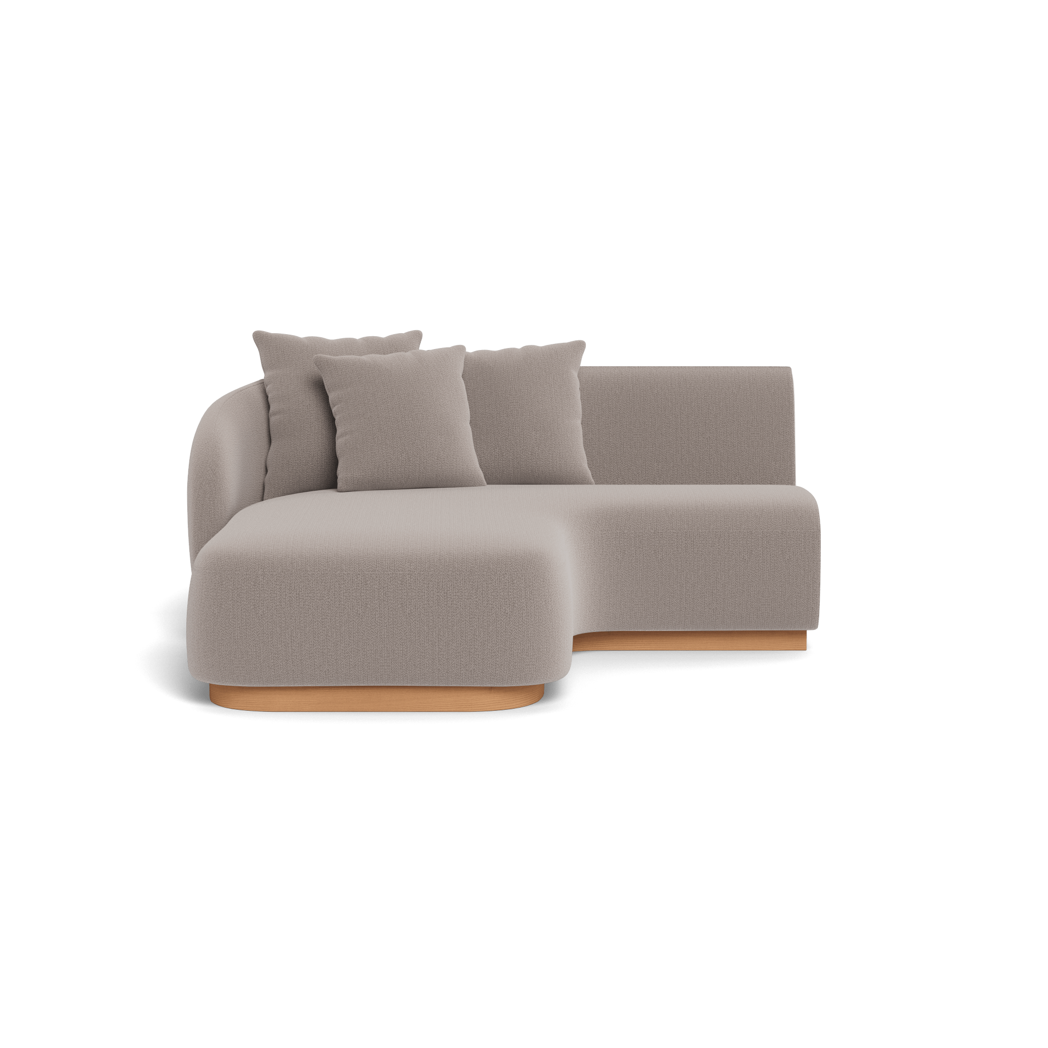 Como Curved Chaise Left